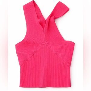 Forever 21 Hot Pink Ribbed Tank Top